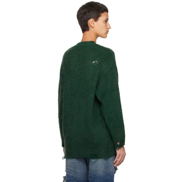  아더에러 ADER error Green Rous Sweater 232039F096002