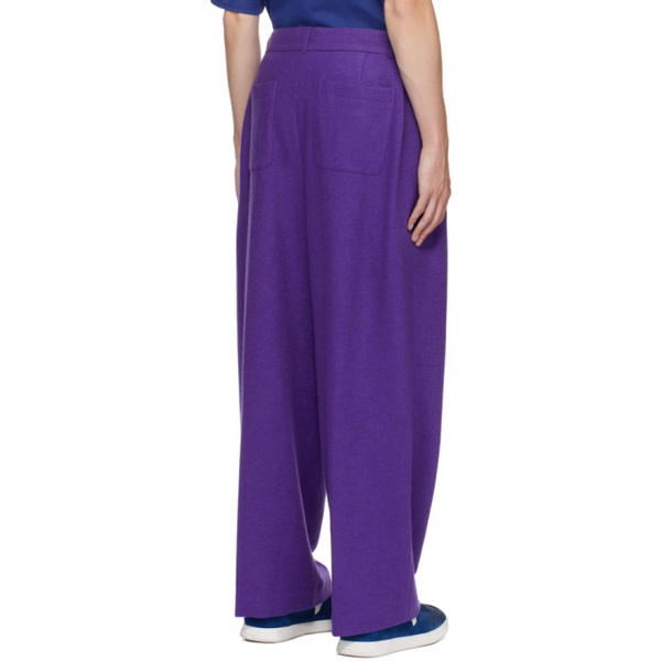  아더에러 ADER error Purple Single Trousers 232039M191004