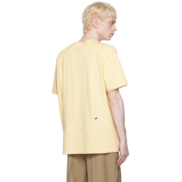  아더에러 ADER error Yellow A-Peec T-Shirt 231039M213011