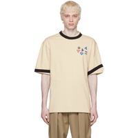 아더에러 ADER error Beige Patch T-Shirt 231039M213022