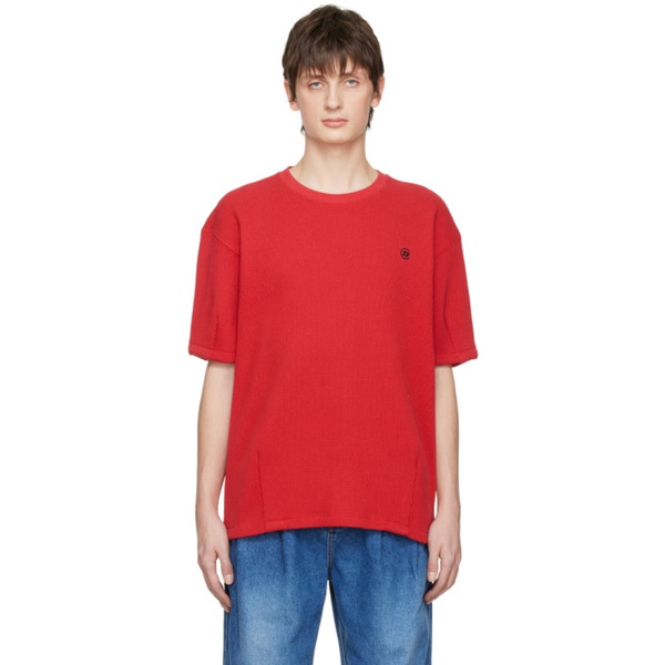  아더에러 ADER error Red Speric T-Shirt 222039M213008