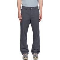 AFFXWRKS Gray Washed Trousers 232108M191002