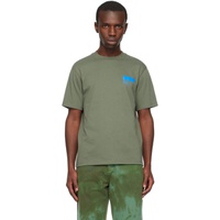 AFFXWRKS Green Printed T-Shirt 231108M213016
