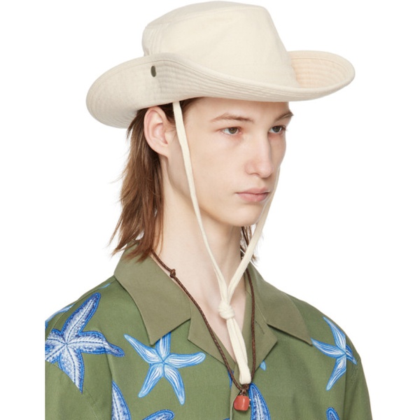  AFTER PRAY 오프화이트 Off-White Tropical Bucket Hat 241138M140001