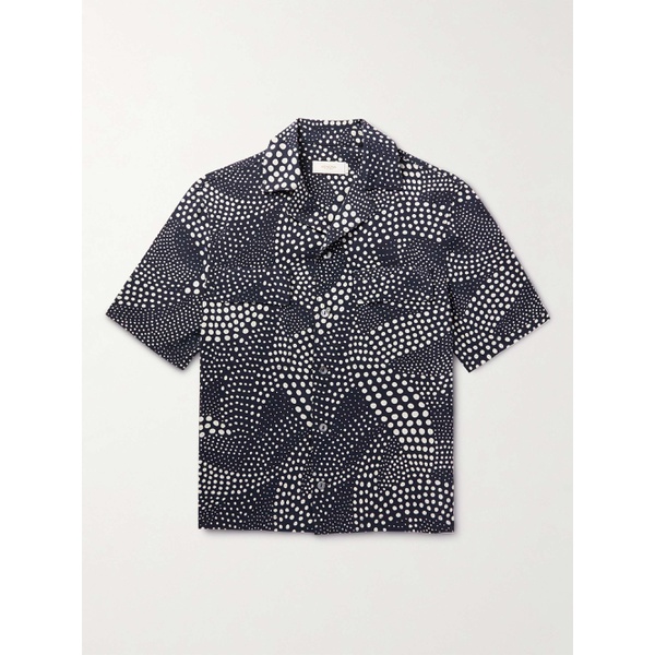  아뇨나 AGNONA Printed Linen and Silk-Blend Shirt 1647597291742914