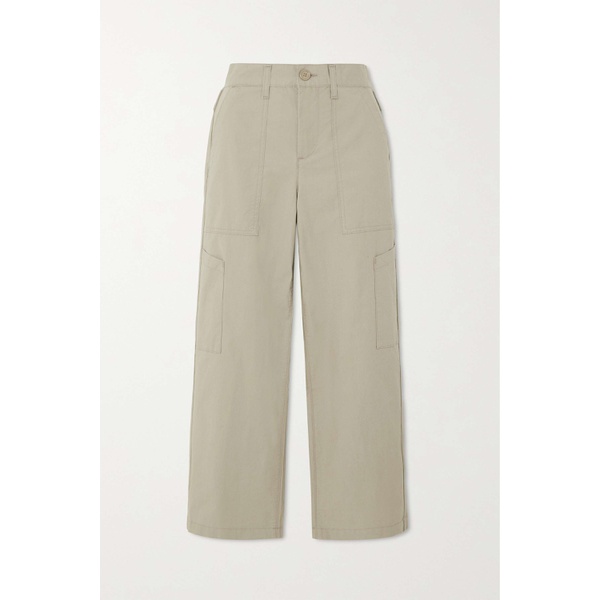 AGOLDE Daria Utility cropped cotton-blend poplin wide-leg pants