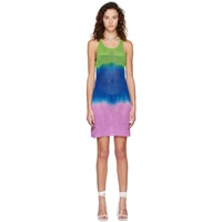 AGR Multicolor Scoop Neck Mini Dress 231319F052000
