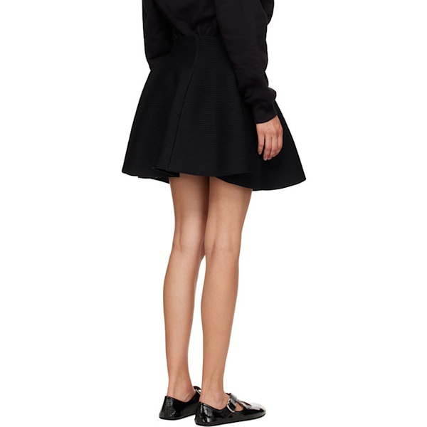  알라이아 ALAIA Black Circular Miniskirt 232483F090011