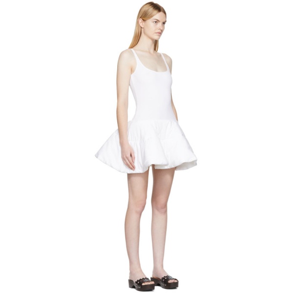  알라이아 ALAIA White Padded Minidress 222483F052002