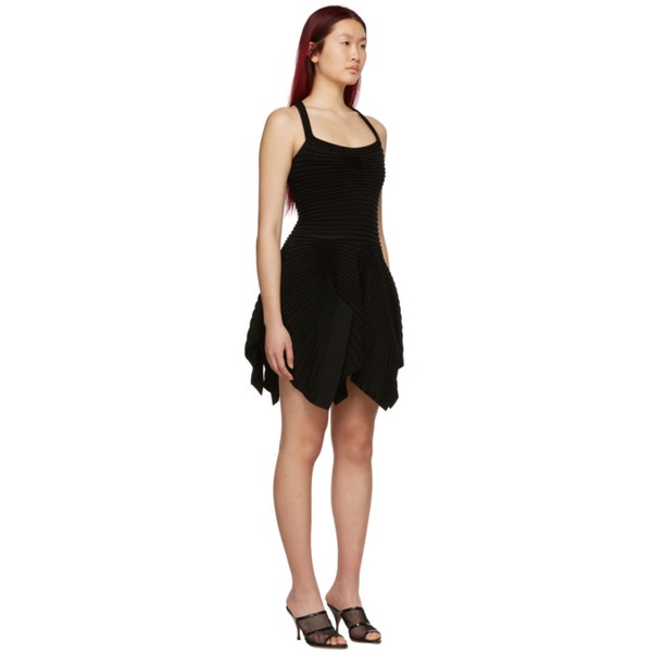  알라이아 ALAIA Black Sculpted Ballerina Dress 221483F052001