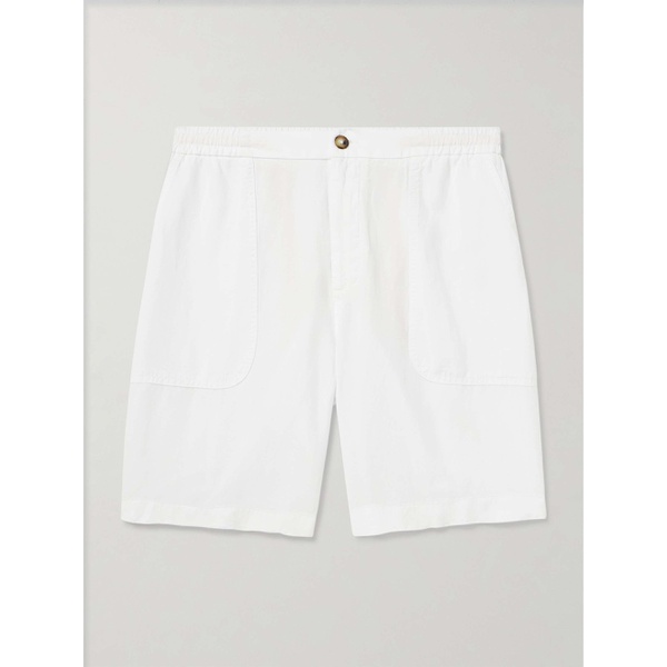  ALTEA Straight-Leg Lyocell and Linen-Blend Twill Bermuda Shorts 1647597327629140