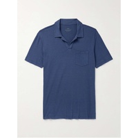 ALTEA Dennis Cotton and Linen-Blend Polo Shirt 1647597330048615