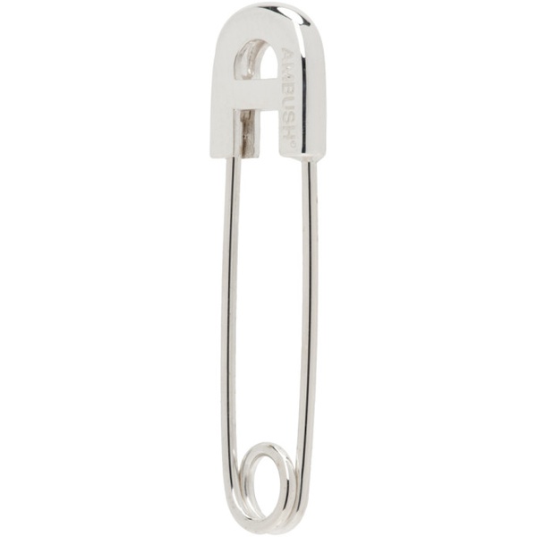  앰부쉬 AMBUSH Silver Small Safety Pin Earring 241820M144000