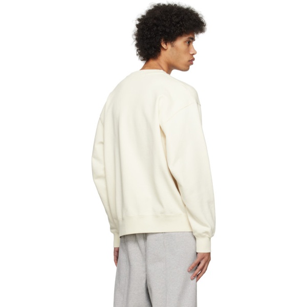  앰부쉬 AMBUSH 오프화이트 Off-White Embroidered Sweatshirt 241820M204000