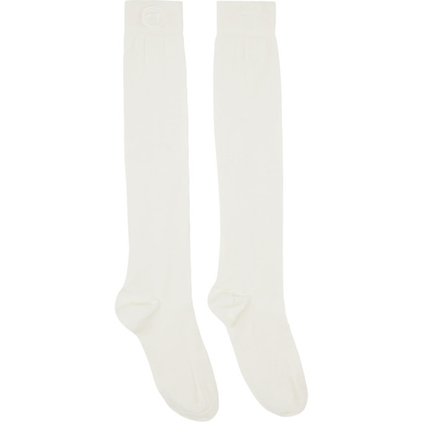  앰부쉬 AMBUSH White Overknee Socks 241820F076001