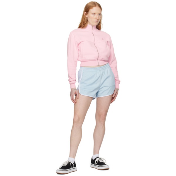  앰부쉬 AMBUSH Pink Cropped Sweatshirt 241820F063002
