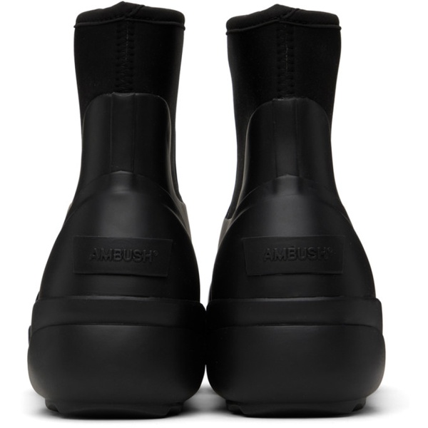  앰부쉬 AMBUSH Black Rubber Boots 241820M223000