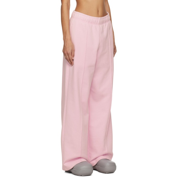  앰부쉬 AMBUSH Pink Wide Sweatpants 241820F086001