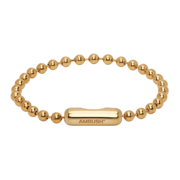  앰부쉬 AMBUSH Gold Ball Chain Bracelet 222820M142001