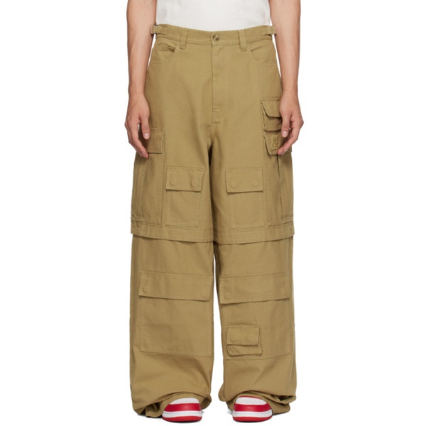  앰부쉬 AMBUSH Beige Wide Cargo Pants 231820M188002