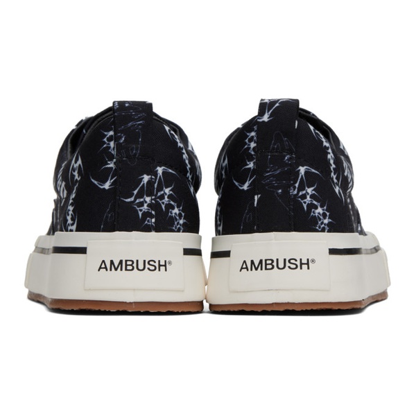  앰부쉬 AMBUSH Black & White Vulcanized Sneakers 232820M237000
