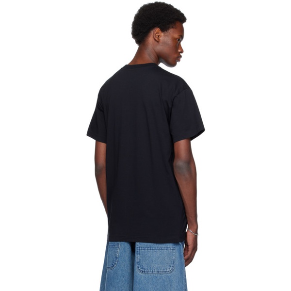  앰부쉬 AMBUSH Three-Pack Black T-Shirts 232820M213001