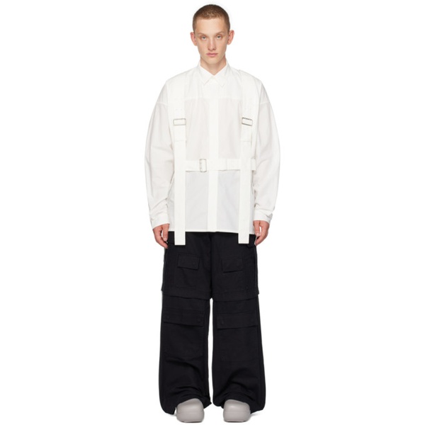  앰부쉬 AMBUSH White Harness Shirt 232820M192001