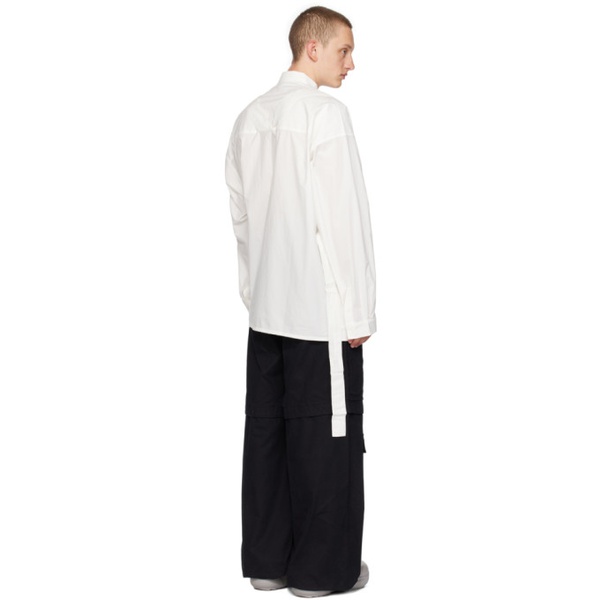  앰부쉬 AMBUSH White Harness Shirt 232820M192001