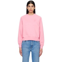 Ami Paris Pink Ami De Coeur Sweatshirt 231482F098015