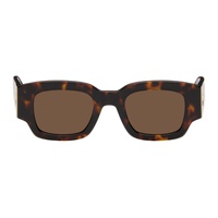 Ami Paris Brown Classical Ami De Coeur Sunglasses 241482M134003