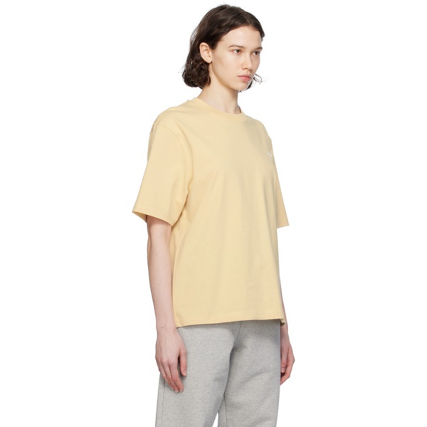  AMI Paris Yellow Bonded T-Shirt 241482F110021
