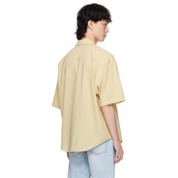 Ami Paris Yellow Ami De Coeur Shirt 241482M192012