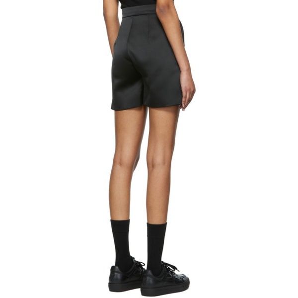  AMI Paris Black Polyester Shorts 221482F088005