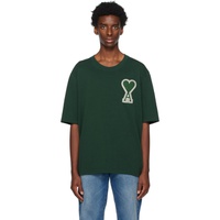 Ami Paris SSENSE Exclusive Green Ami de Coeur T-Shirt 231482M213038