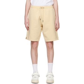 Ami Paris Beige Ami de Coeur Shorts 231482M193006