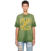 아미리 AMIRI Green Graphic T-Shirt 241886F110000