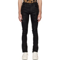 아미리 AMIRI Black Wax Jeans 241886M186033