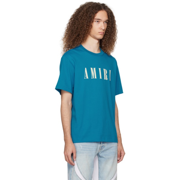  아미리 AMIRI Blue Core T-Shirt 241886M213029