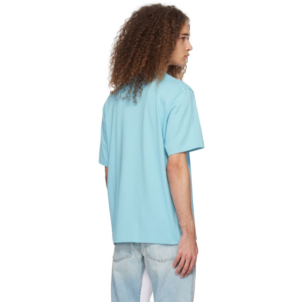  아미리 AMIRI Blue Staggered T-Shirt 241886M213020