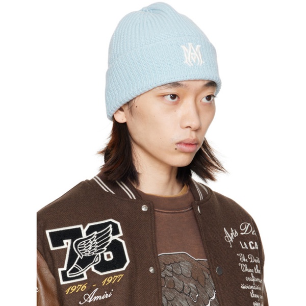  아미리 AMIRI Blue MA Beanie 241886M138003