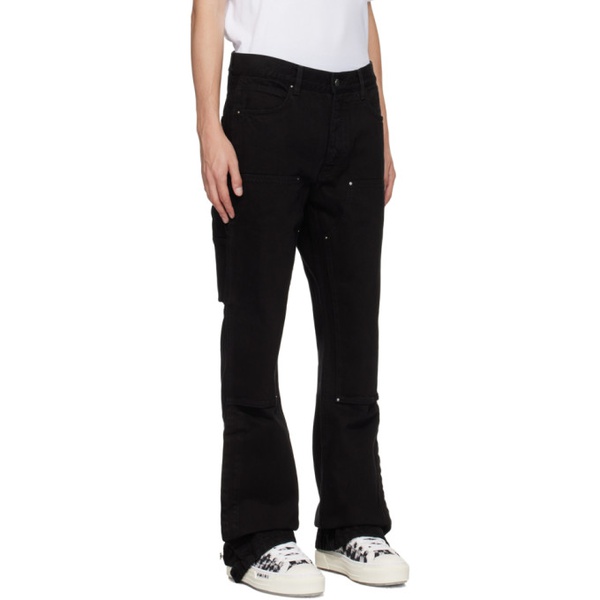  아미리 AMIRI Black Cuff Vent Jeans 232886M186003