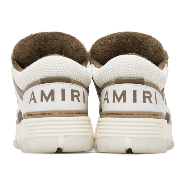  아미리 AMIRI White & Brown MA-1 Sneakers 241886M236007