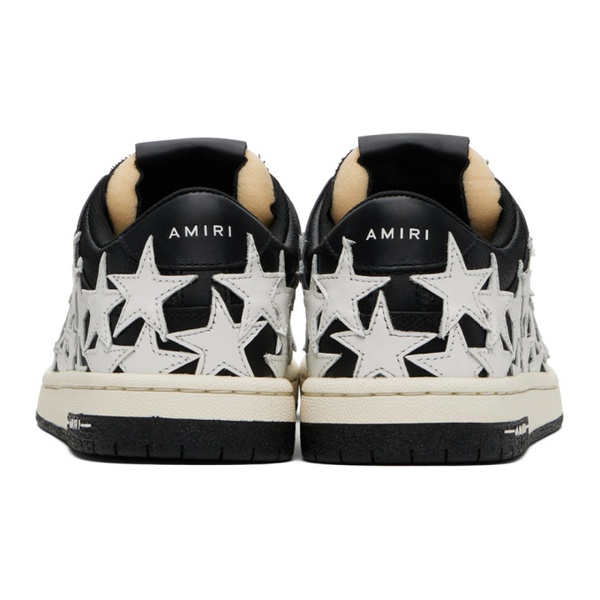  아미리 AMIRI Black & White Stars Low Sneakers 241886M237045