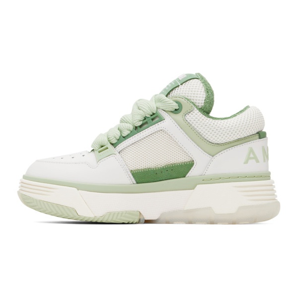  아미리 AMIRI White & Green MA-1 Sneakers 241886F128032
