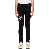 아미리 AMIRI Black Baroque Jeans 241886M186062