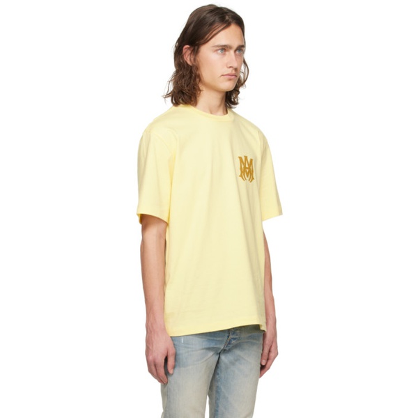  아미리 AMIRI Yellow MA T-Shirt 241886M213068