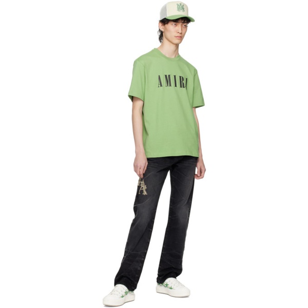  아미리 AMIRI Green Bonded T-Shirt 241886M213070