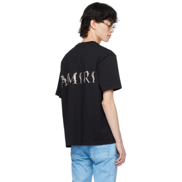  아미리 AMIRI Black MA Baroque T-Shirt 241886M213053