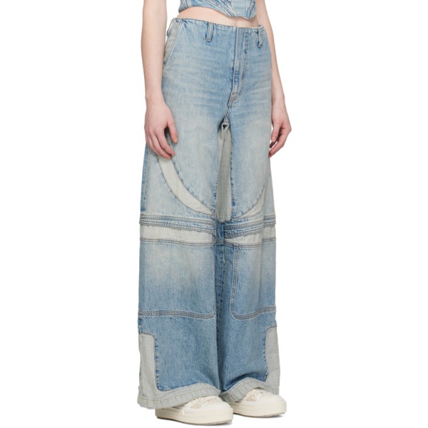  아미리 AMIRI Blue Baggy MX3 Jeans 241886F069008