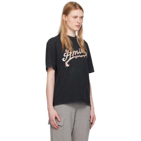  아미리 AMIRI Black Filigree T-Shirt 241886F110021